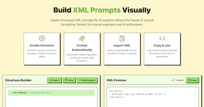 XML Prompt Builder gallery image