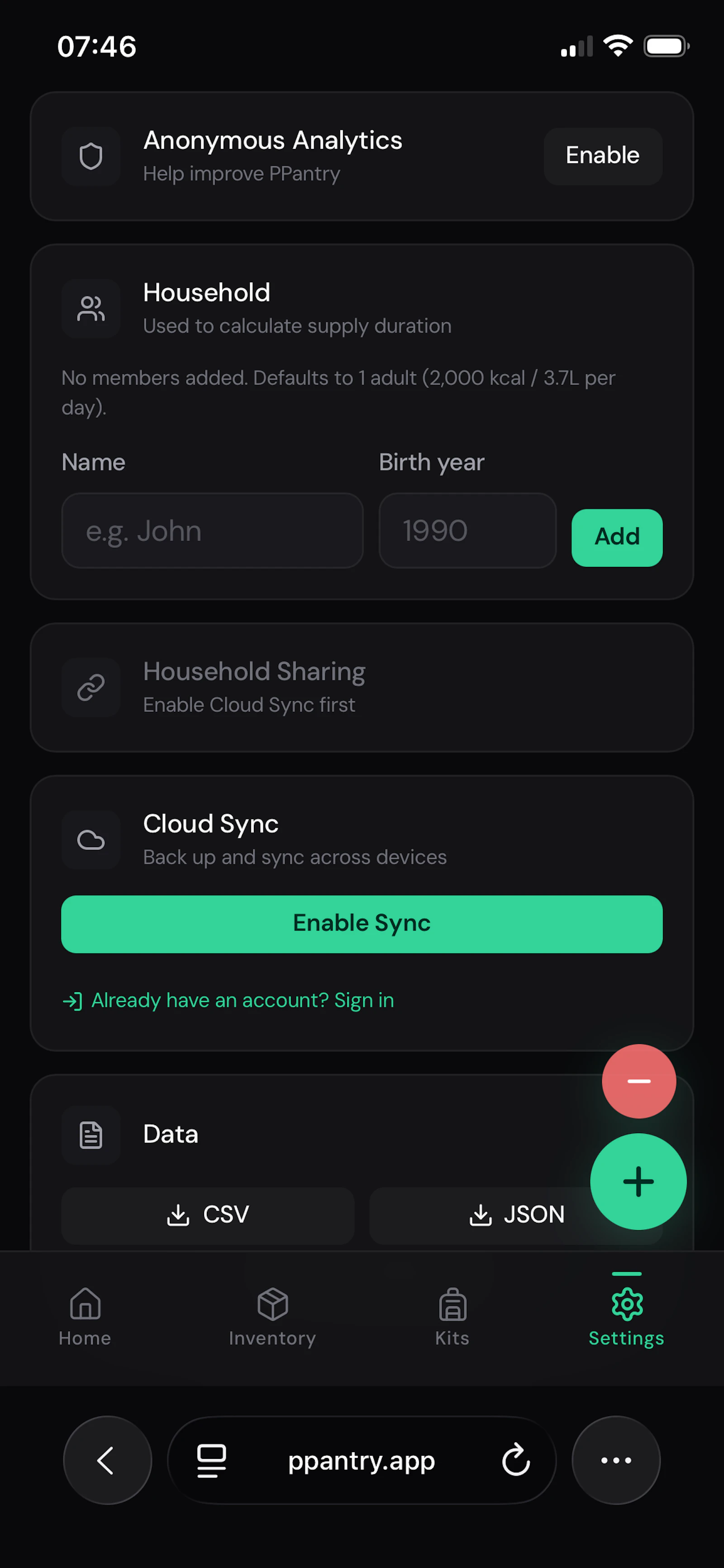PPantry screenshot 6