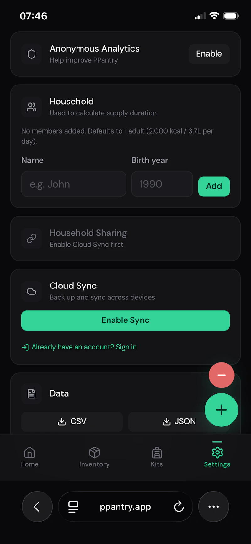PPantry screenshot 6