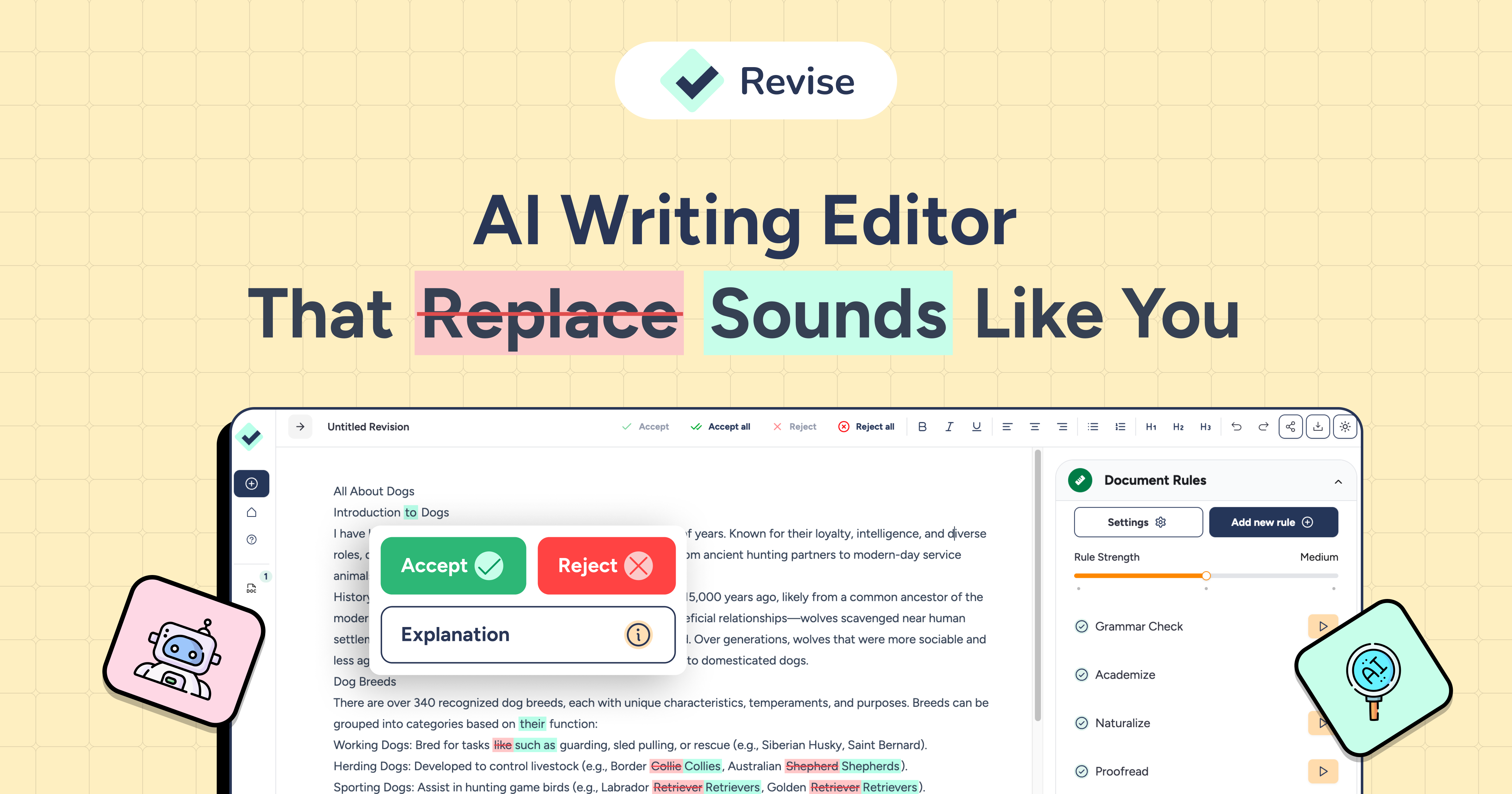 Revise