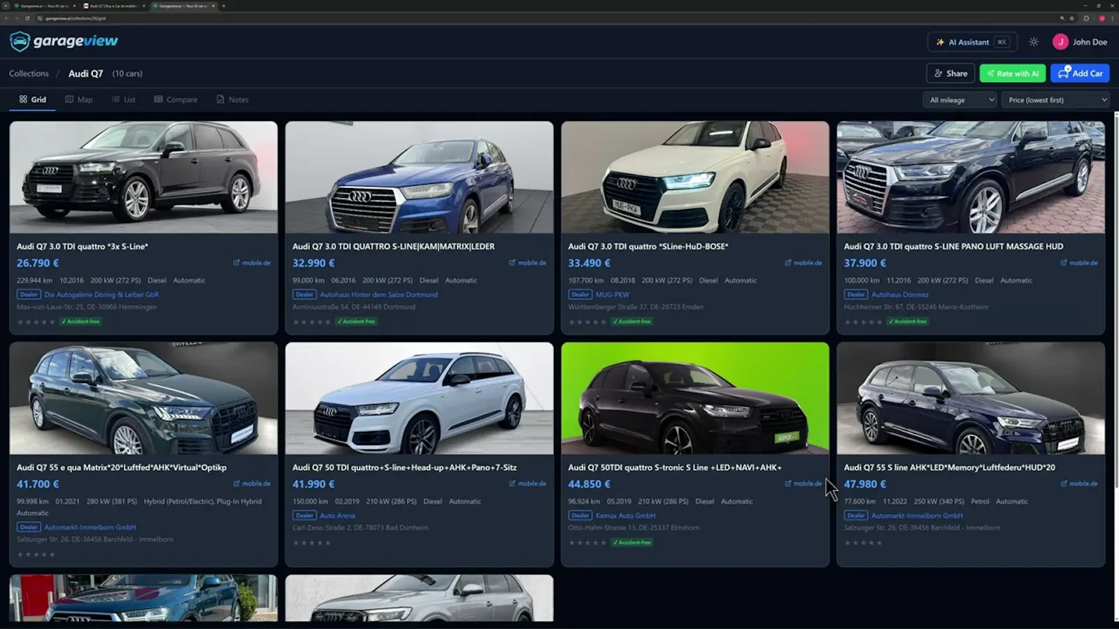 GarageView.ai screenshot 1 (video preview)