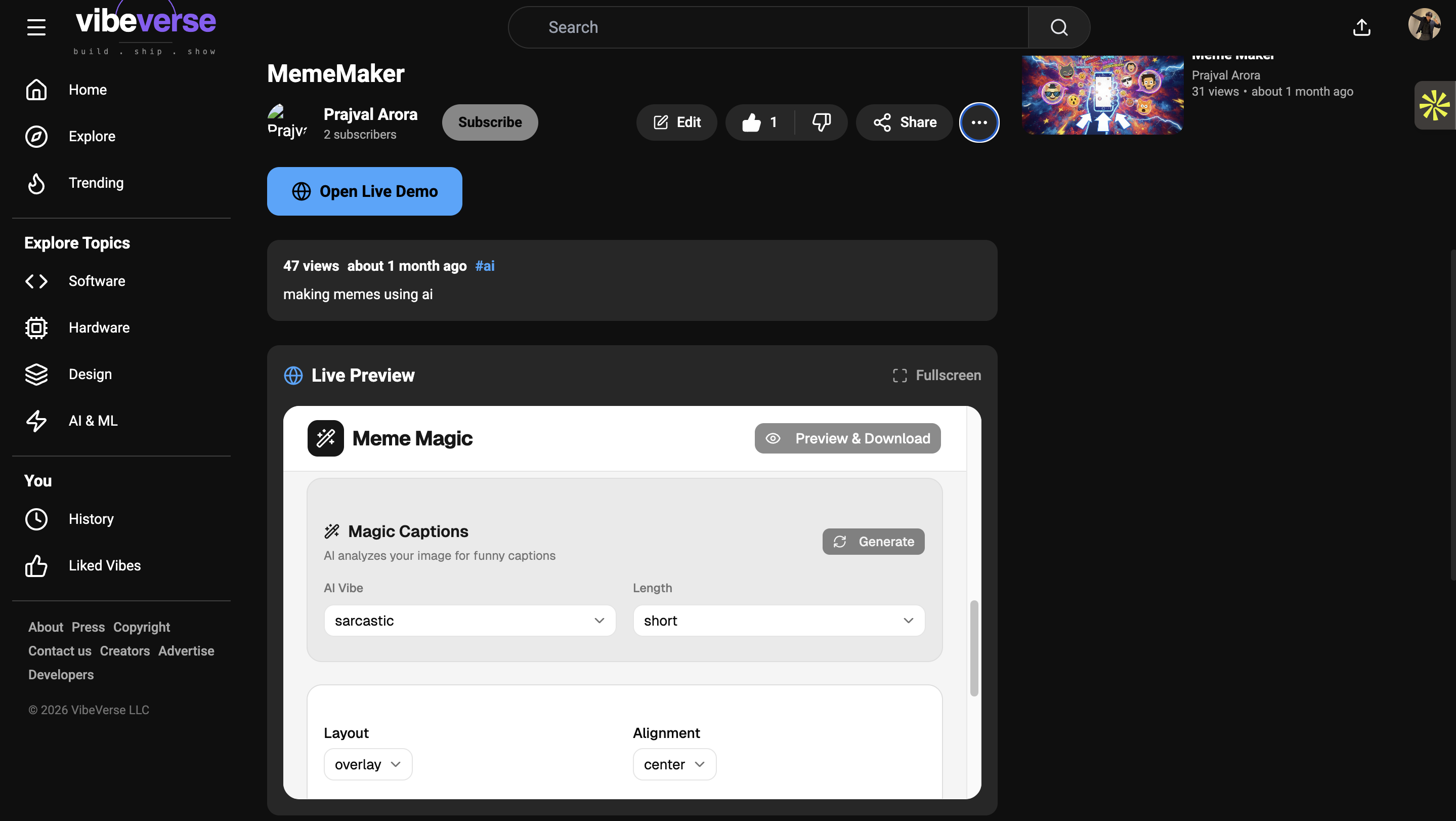 VibeVerse gallery image