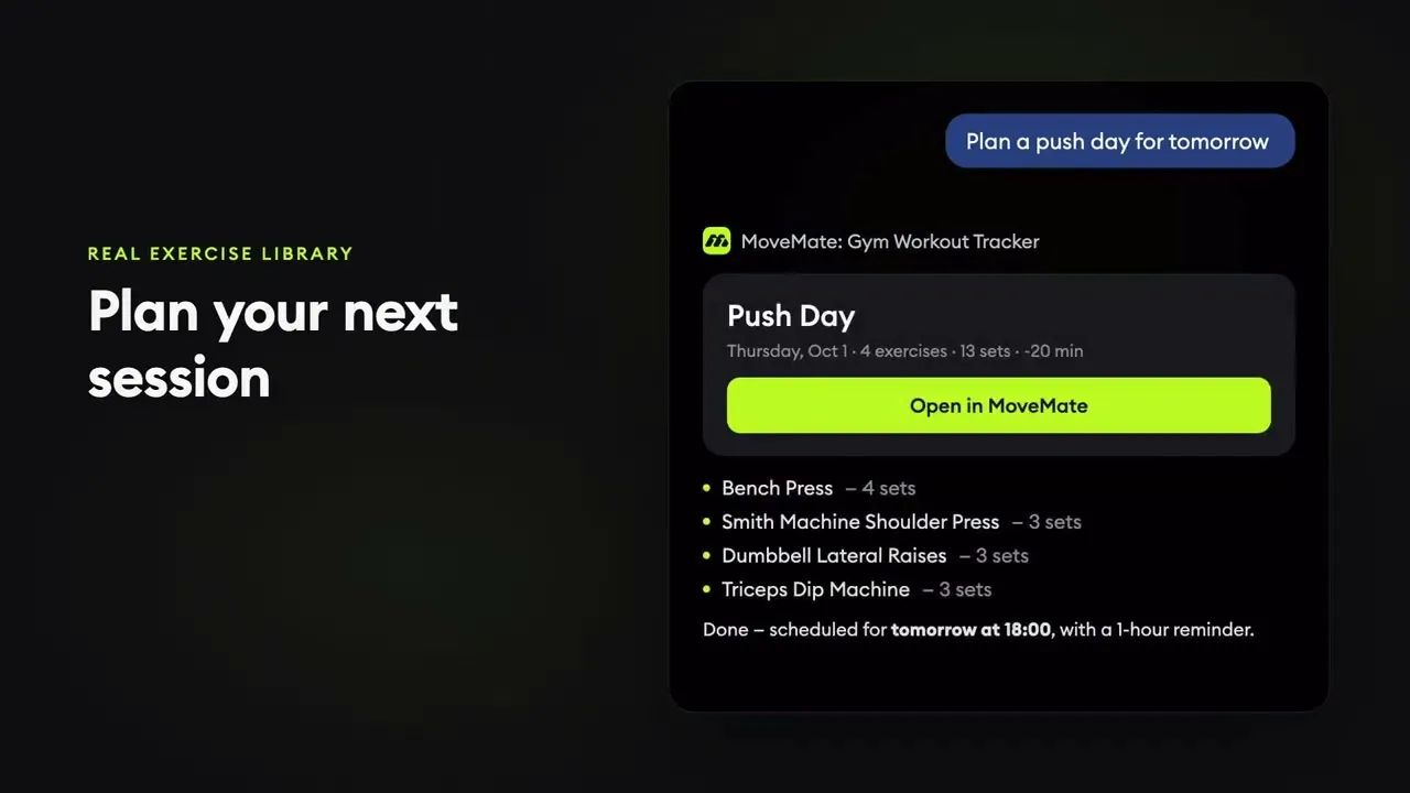 MoveMate for ChatGPT & Claude gallery image