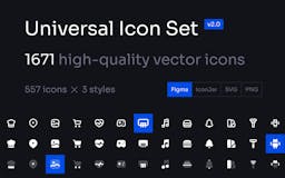 Universal Icon Set media 1