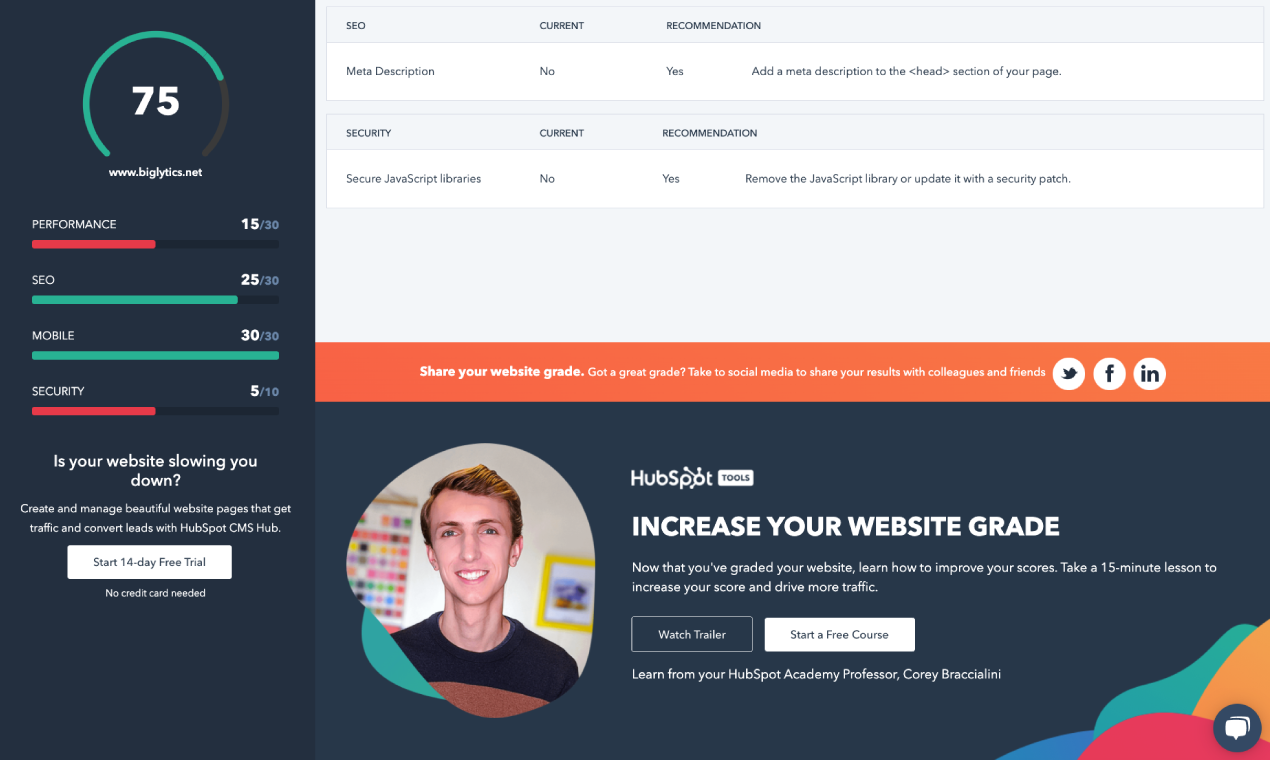 Mobile App Grader Image