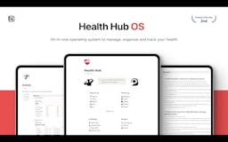Health Hub OS (Notion Template) media 1
