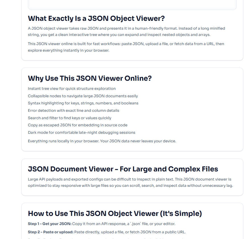 JSON Object Viewer - Debugged Pro gallery image