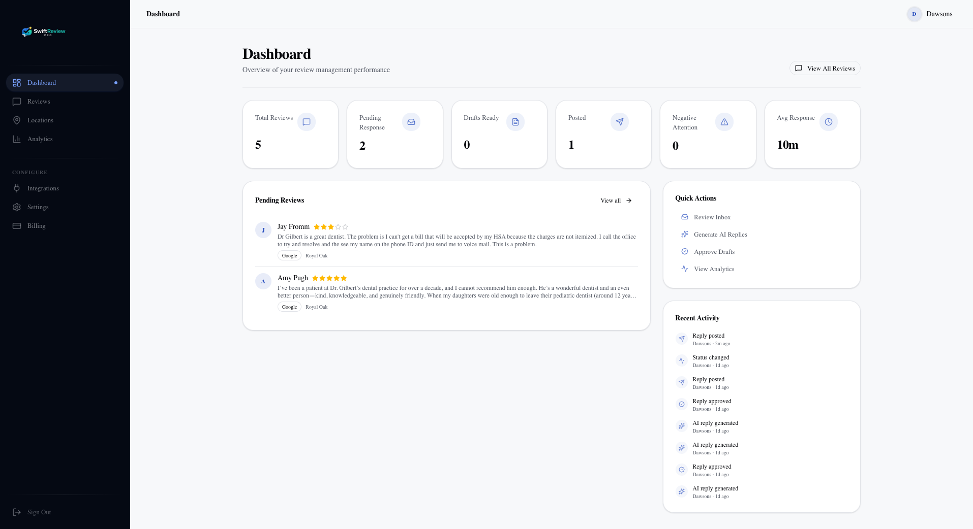 SwiftReview Pro gallery image