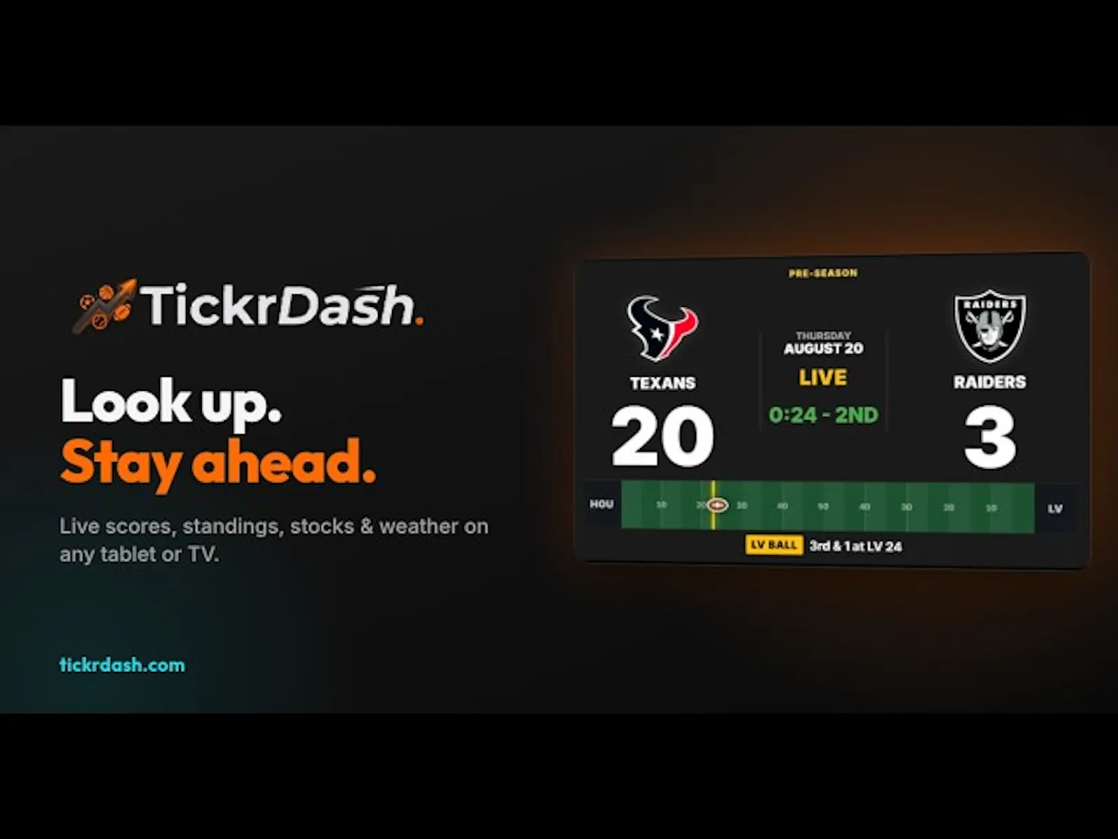 TickrDash screenshot 1 (video preview)