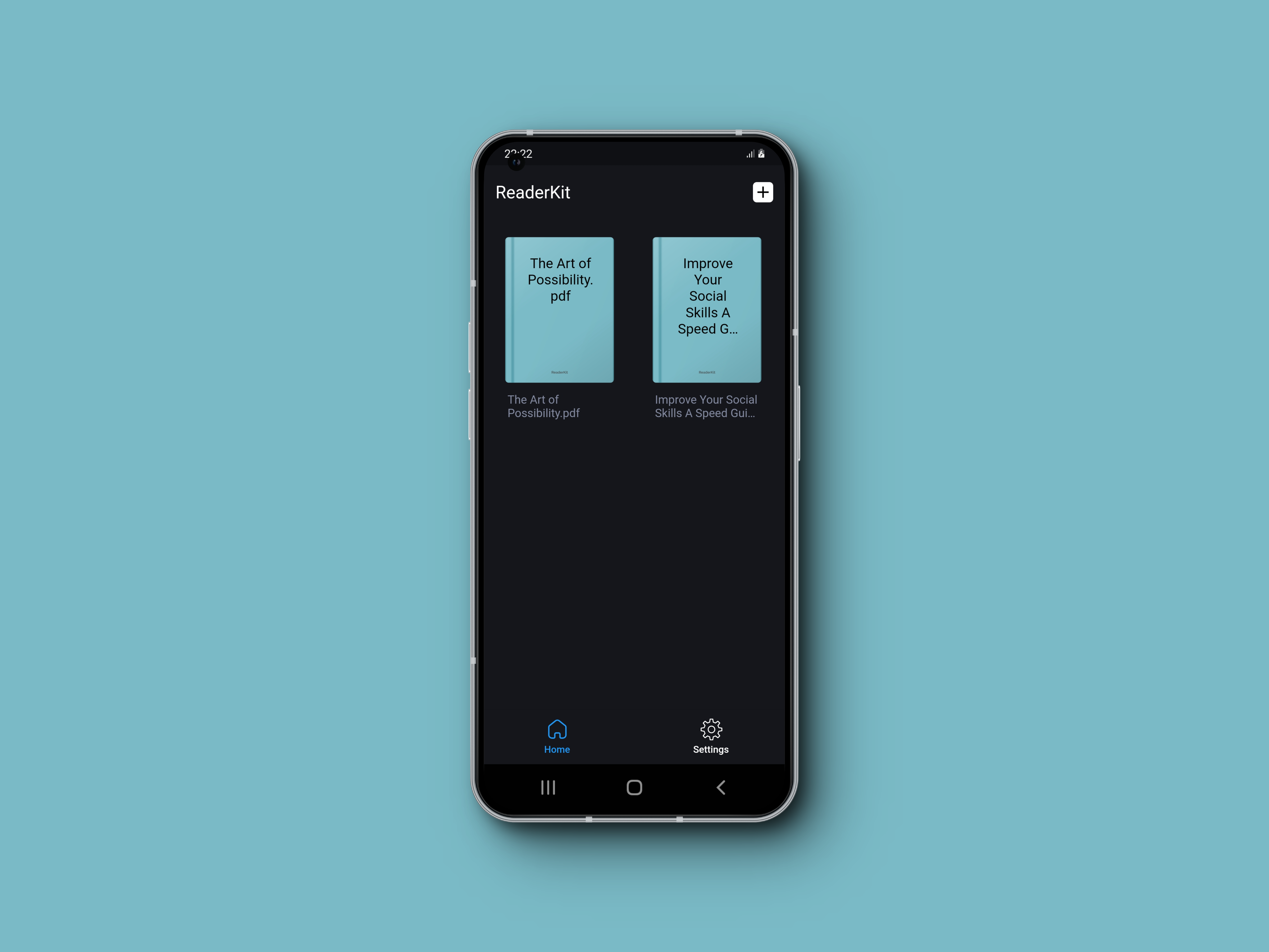 Mídia 3 de Readkit - leitor de livros eletrônicos, PDF EPUB - A maneira mais fácil de converter livros em PDF em formato legível.