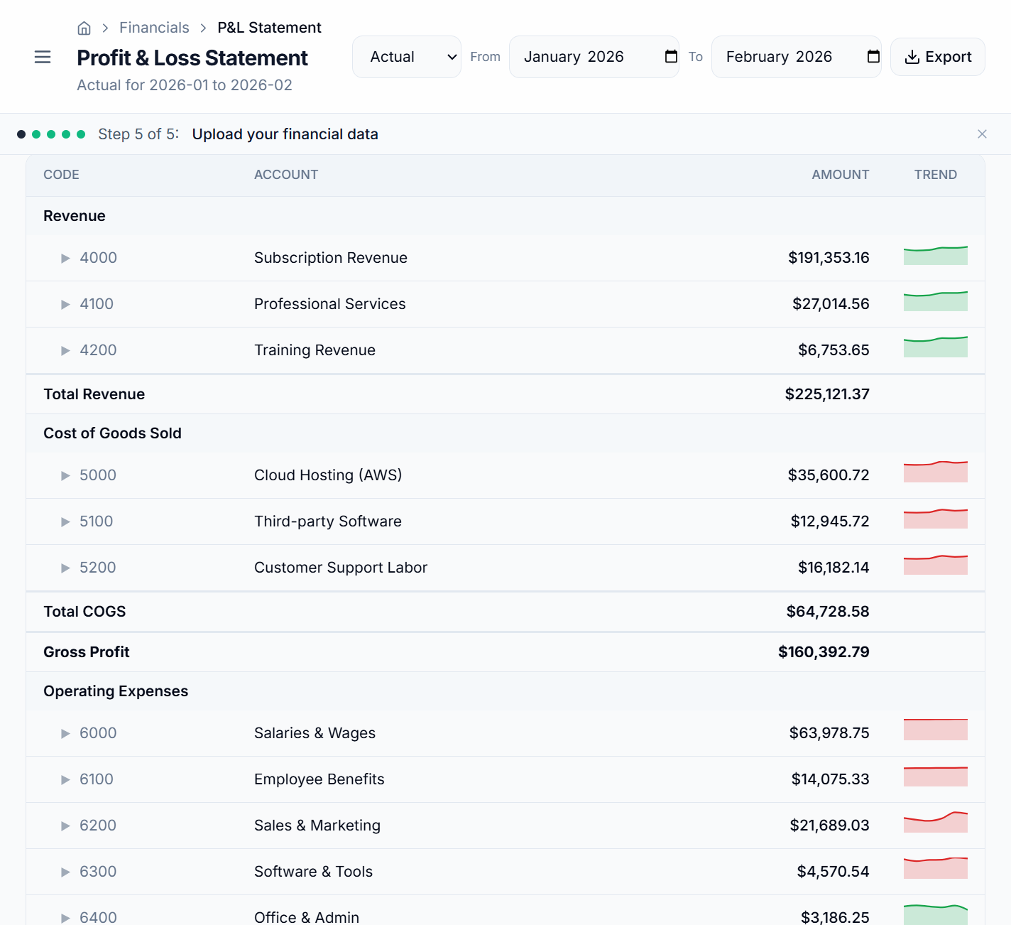 Accomptant - Screenshot 2 showing product features and functionality