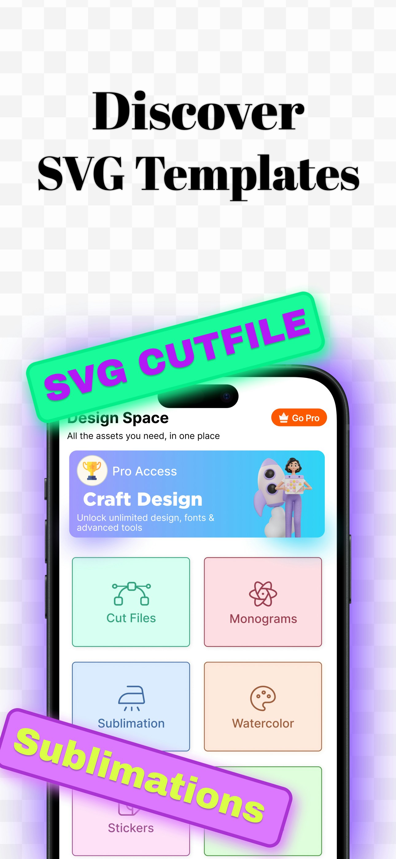 وسائط Design Maker For Cricut Space - Create custom Cricut designs with AI-powered templates 2