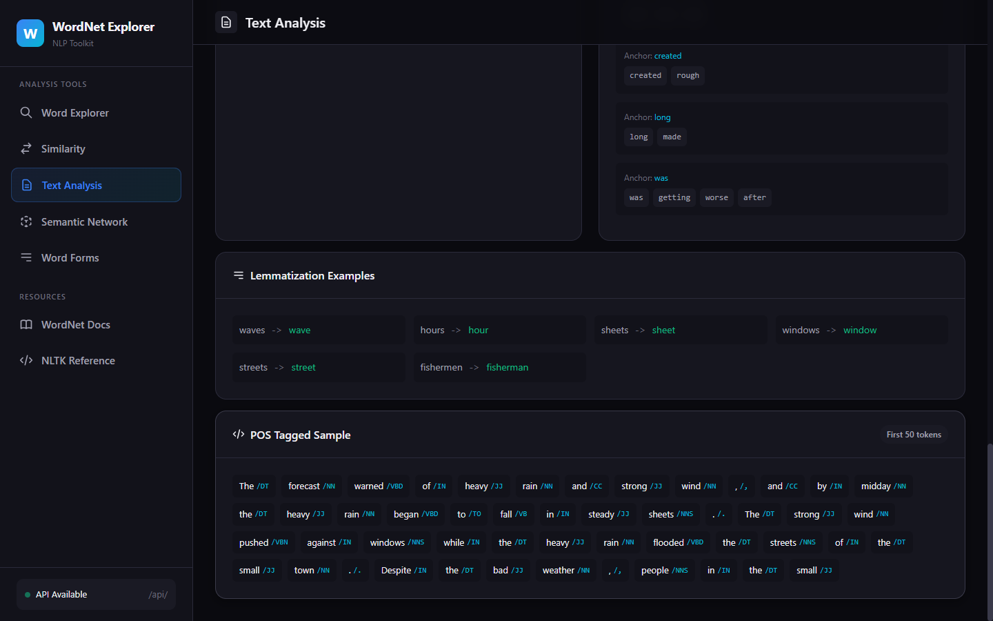WordNet Explorer: NLP Toolkit gallery image