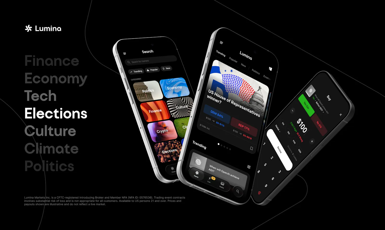 Lumina Markets screenshot 1