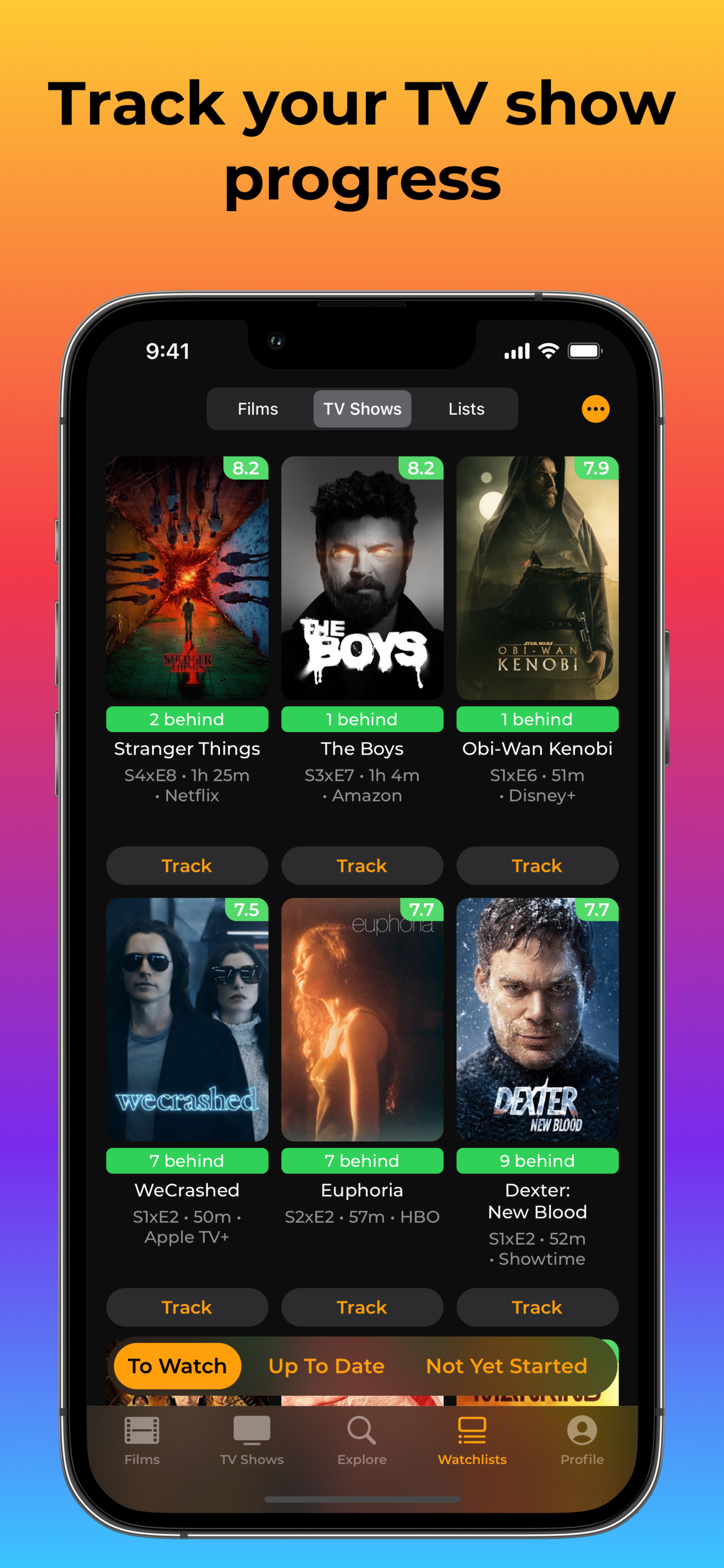 FilmNoir: Film & TV Show Tracker media 3