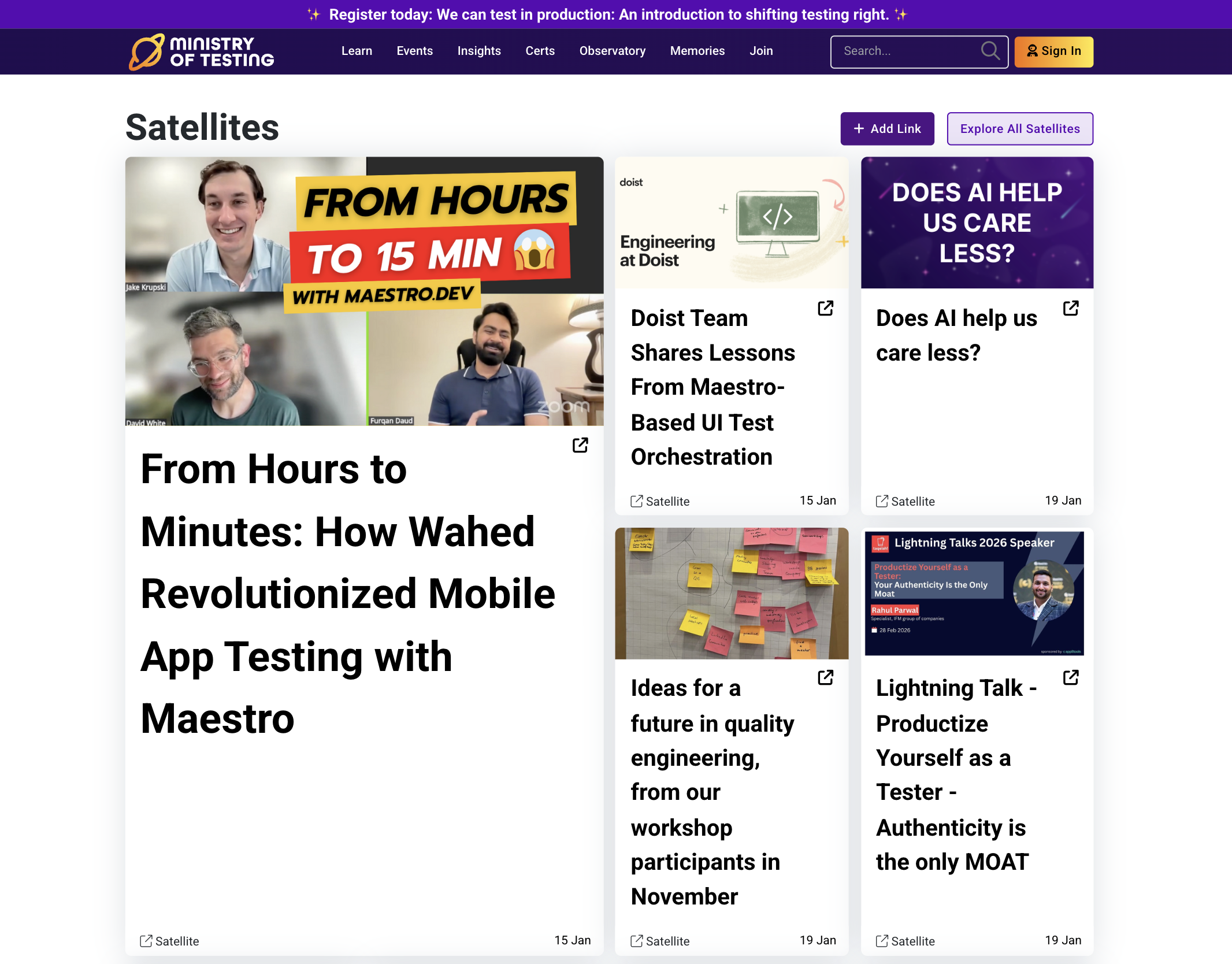 Ministry of Testing gallery image