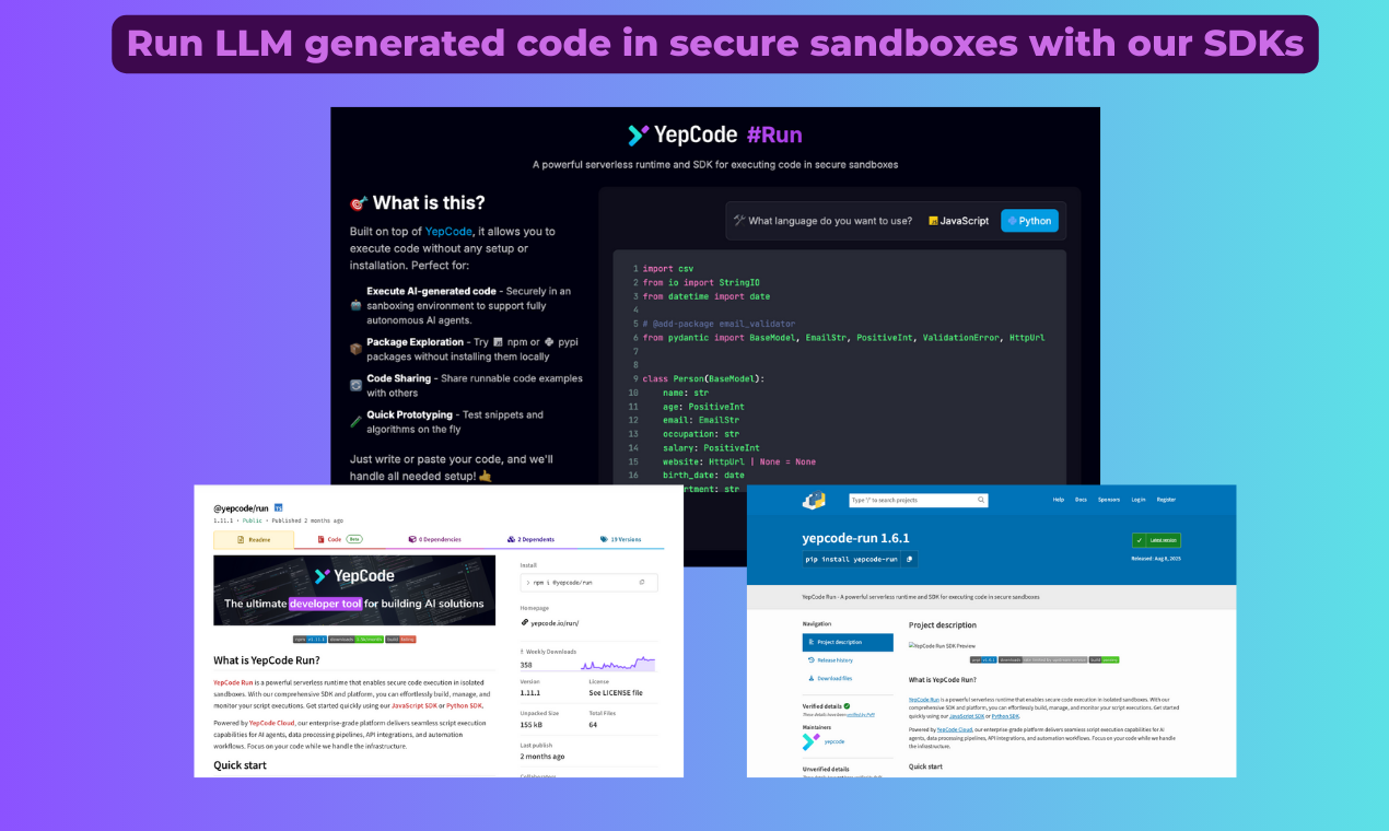 YepCode gallery image