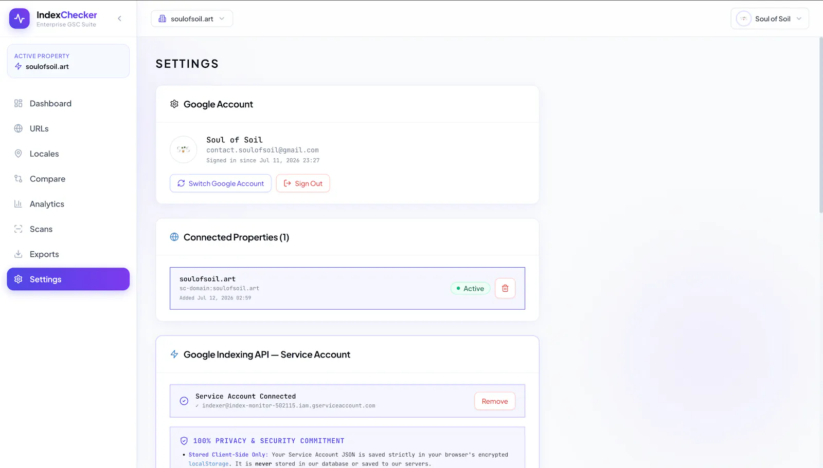 IndexChecker screenshot 7