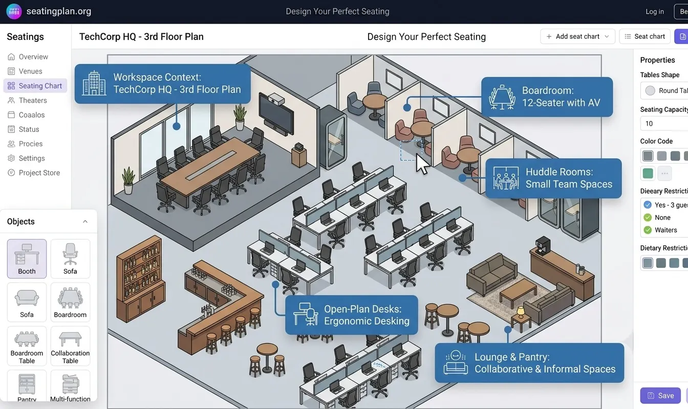Free Seating Plan Maker gallery image