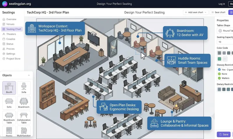 Free Seating Plan Maker screenshot 5