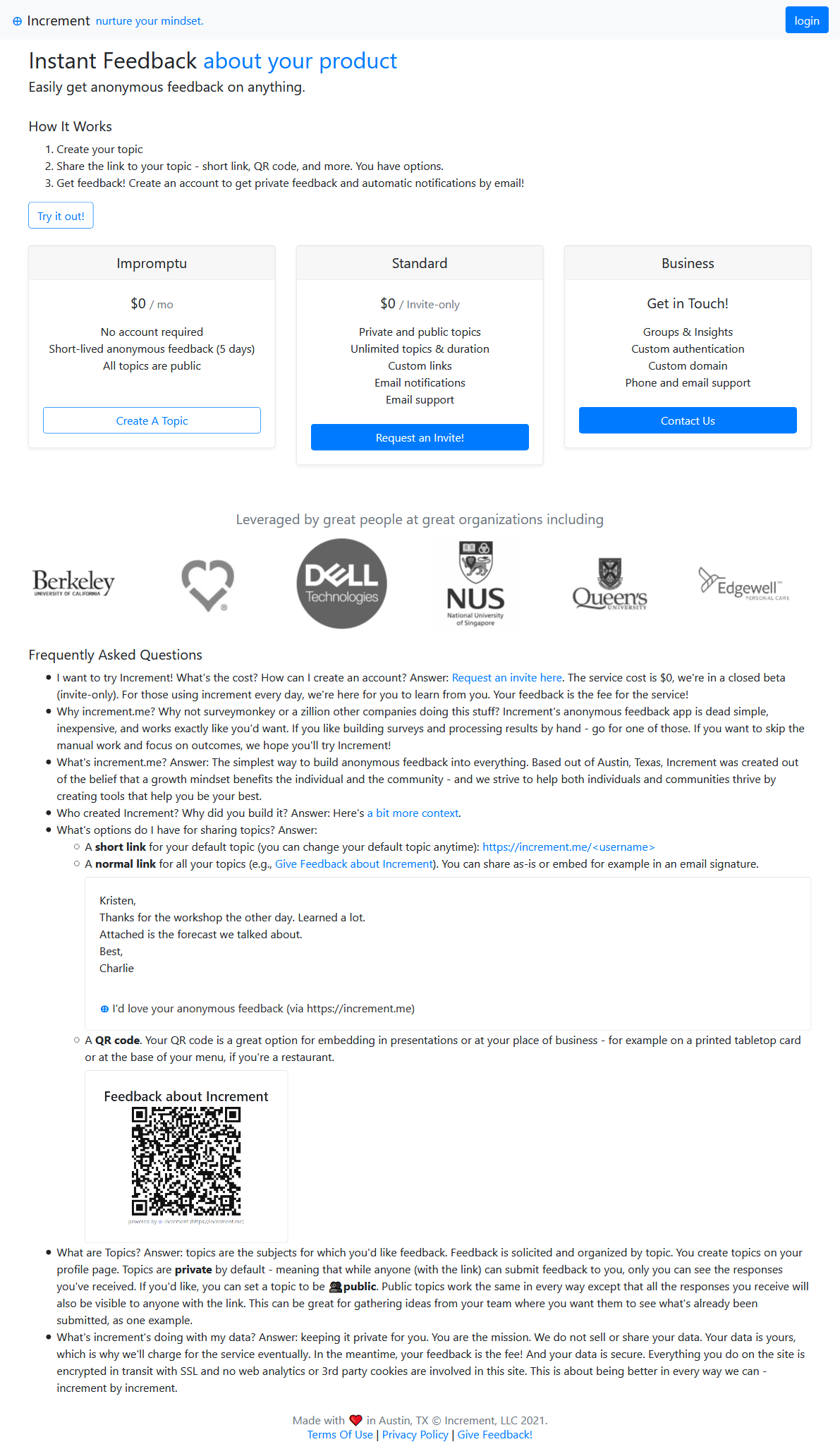 Increment gallery image