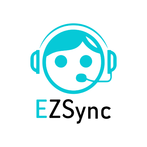 EZSync AI  - Product Hunt launch logo and brand identity