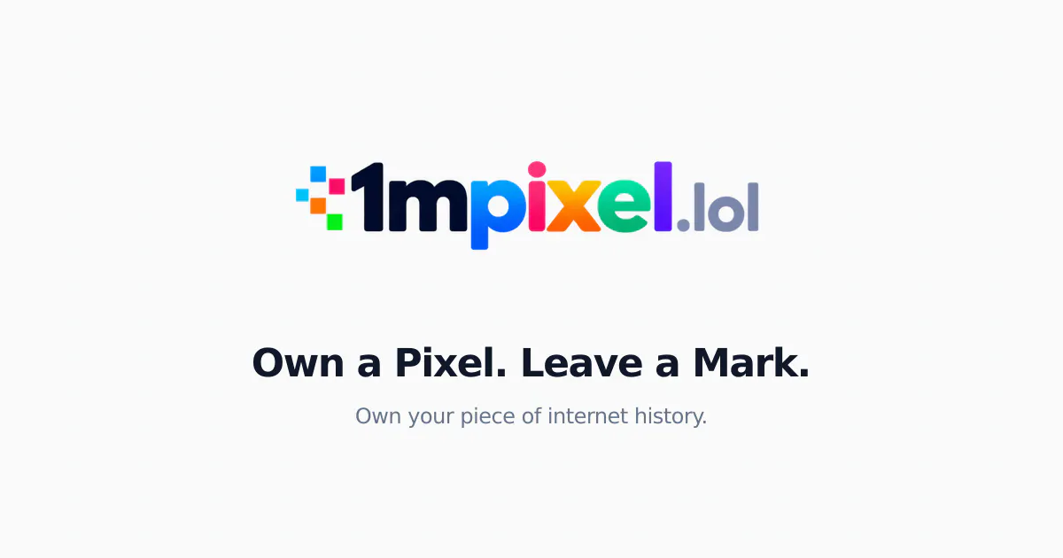 1MillionPixels gallery image