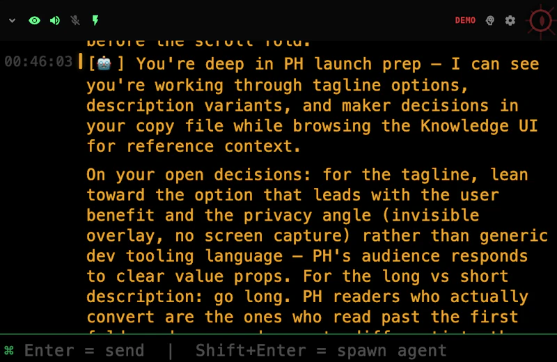 Sinain — The Ambient Intelligence screenshot 5