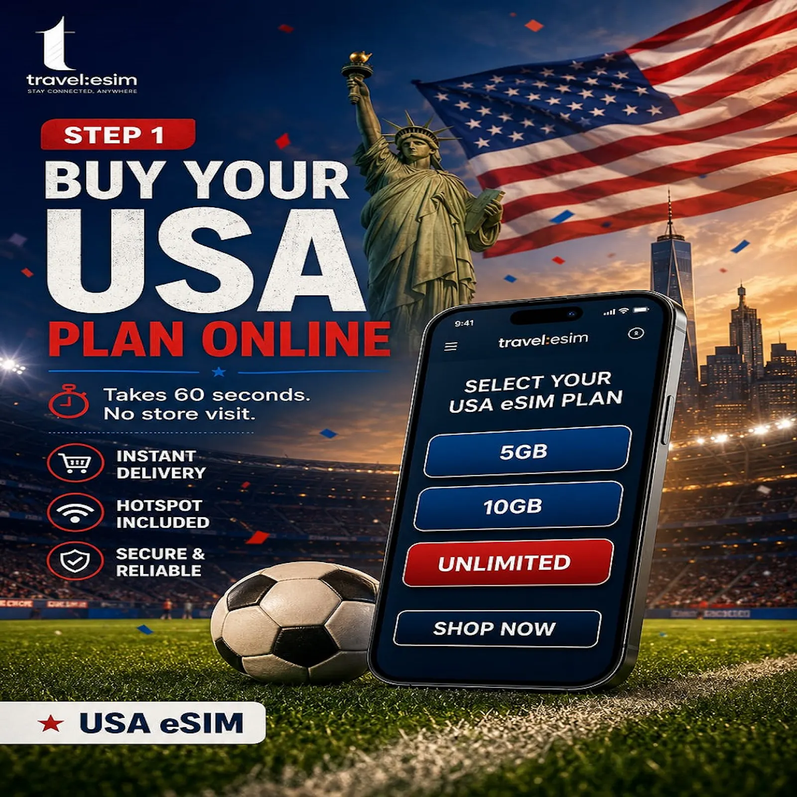 Travel eSIM screenshot 1