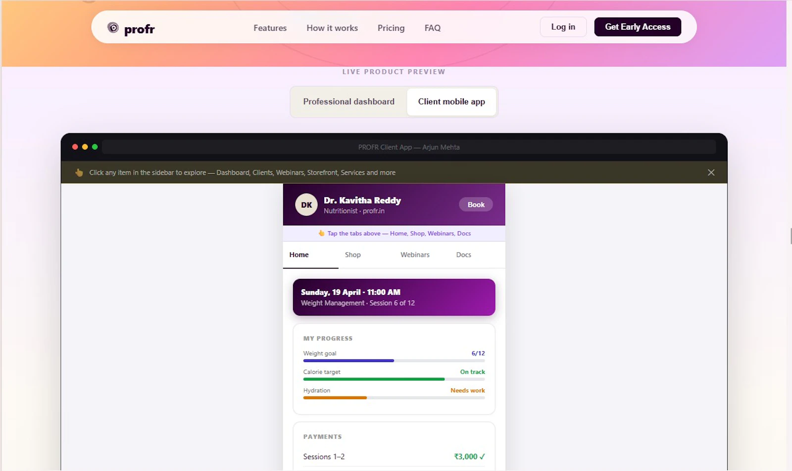 PROFR  screenshot 3