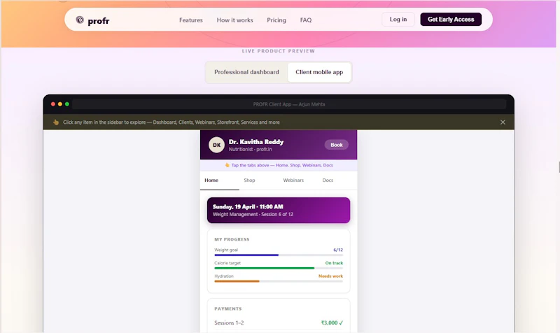 PROFR  screenshot 3