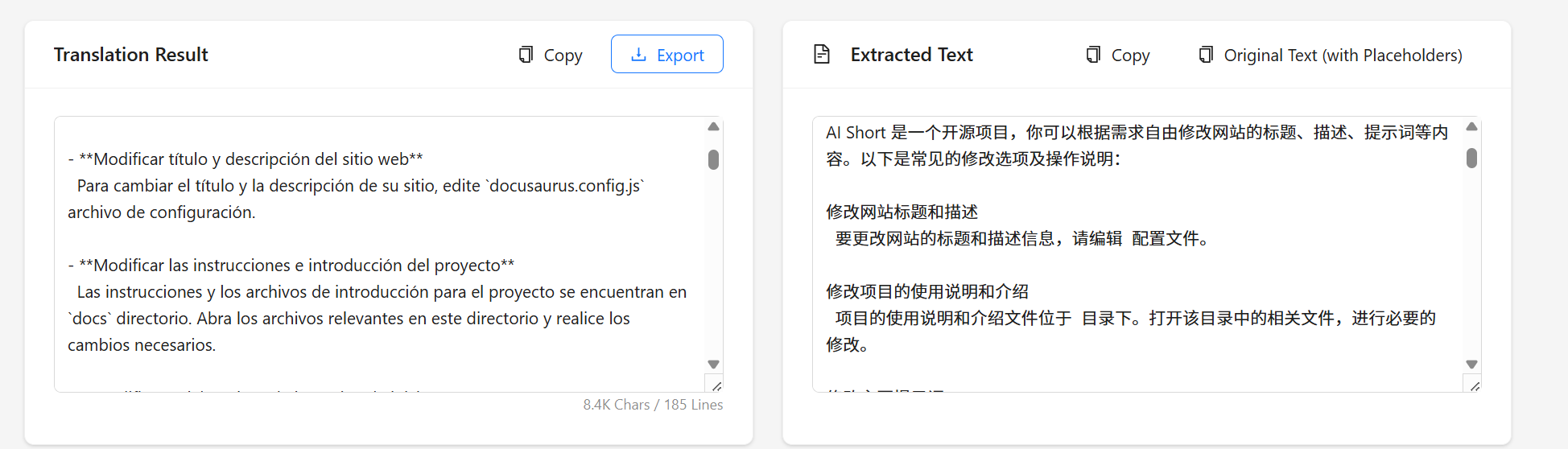 Markdown Translator gallery image