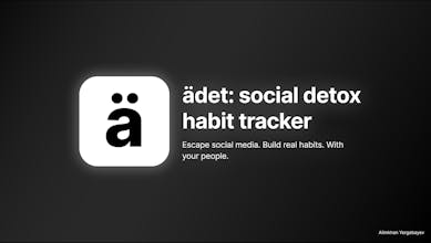 ädet: social detox habit tracker gallery image