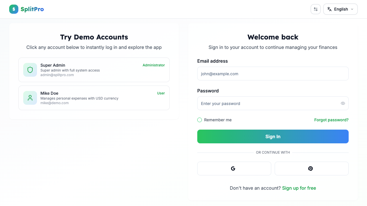 SplitPro - Complete Expense Management gallery image