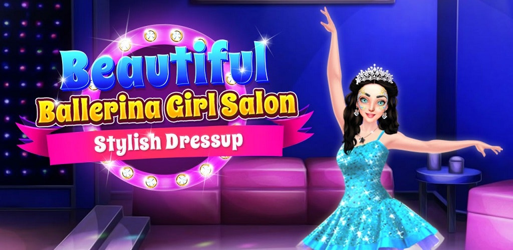 Beautiful Ballerina Girl Salon Stylish Dressup gallery image