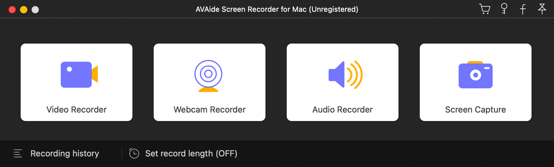 مسجل شاشة Avaide لـ Mac media 1