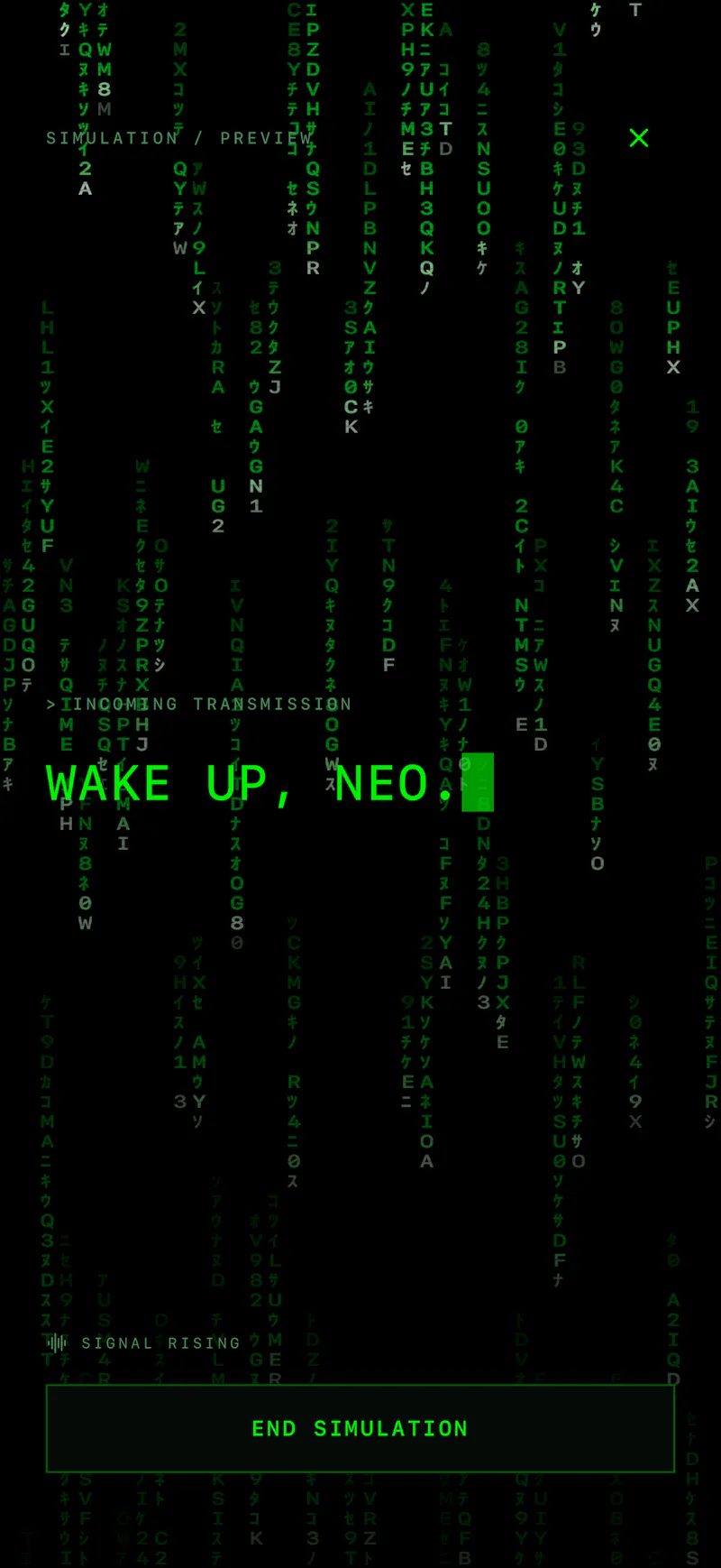 Matrix Alarm screenshot 2