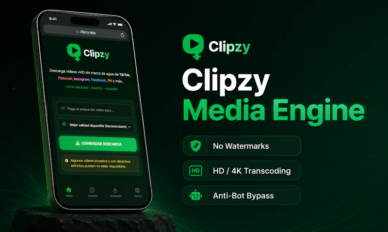 Clipzy Media PWA screenshot 1