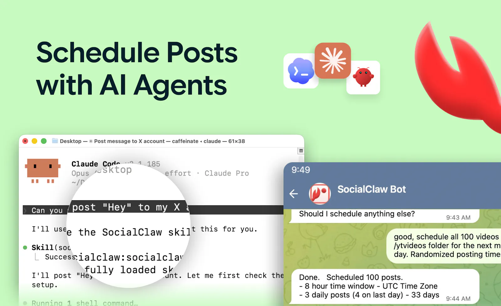 SocialClaw screenshot 3