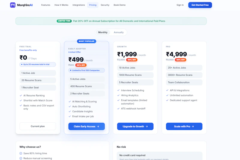 MarqHire – AI Hiring Agent screenshot 7