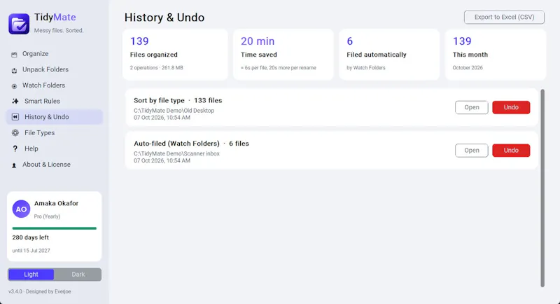 TidyMate screenshot 3