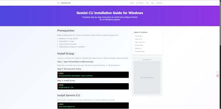 Gemini CLI gallery image