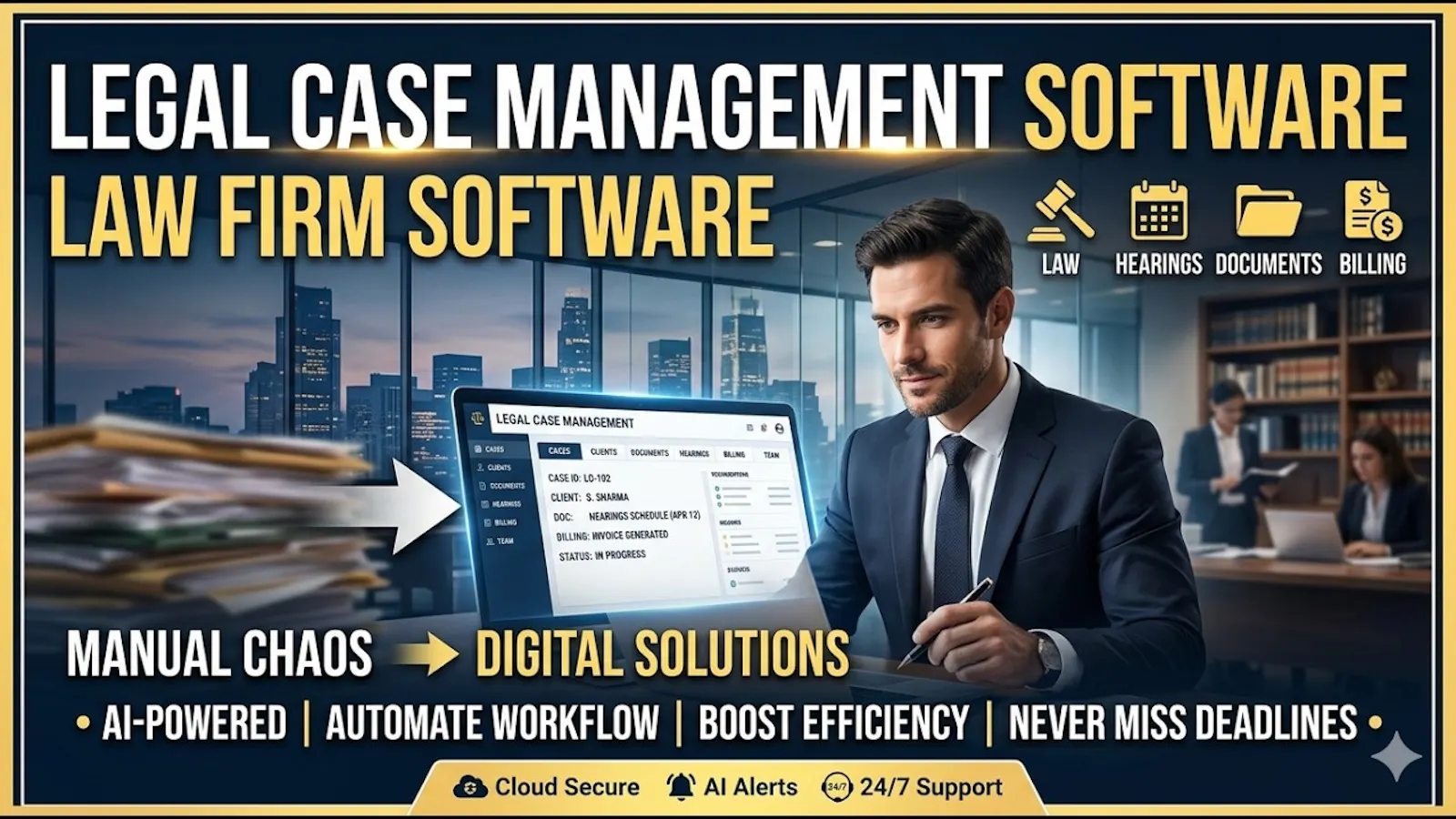 Legal Case Management screenshot 1 (video preview)
