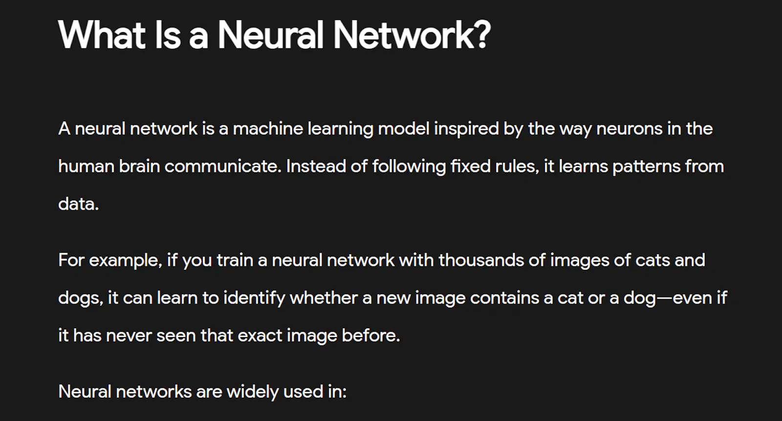 Neural Networks Explained screenshot 1