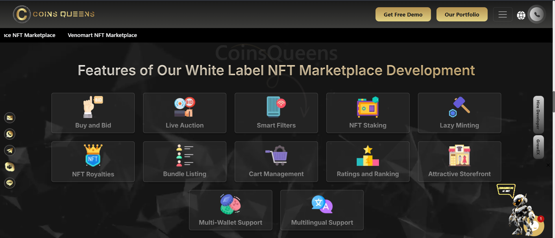 White Label NFT Marketplace Development gallery image