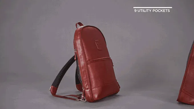 The Leather Duffle Backpack