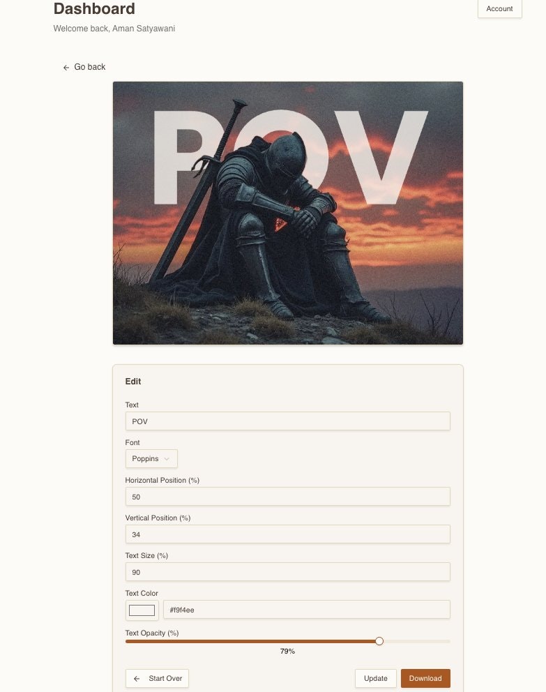 Backtext gallery image