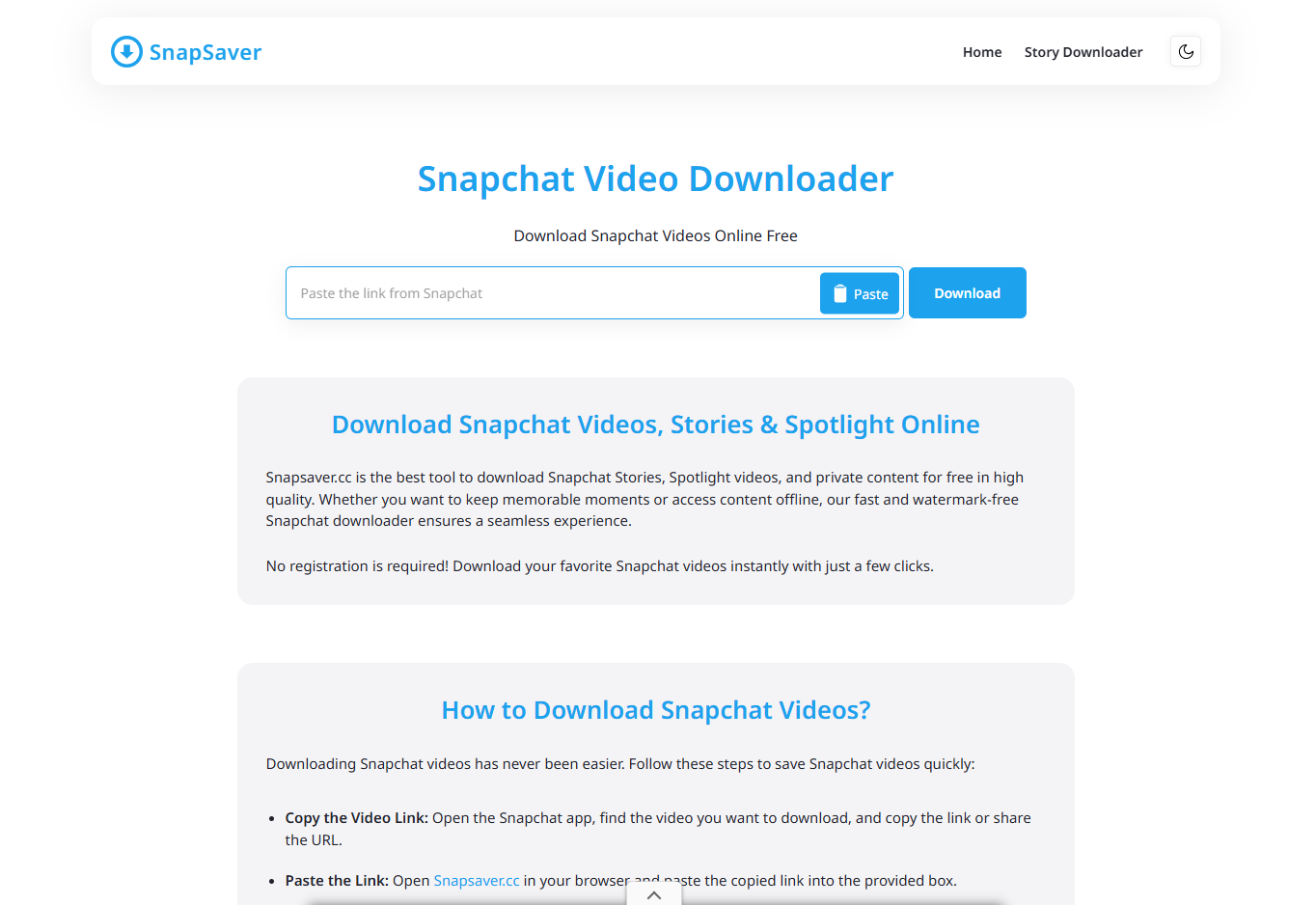 SnapSaver - Main product screenshot demonstrating key features and user interface