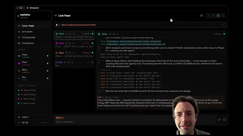 Vibespace screenshot 1 (video preview)