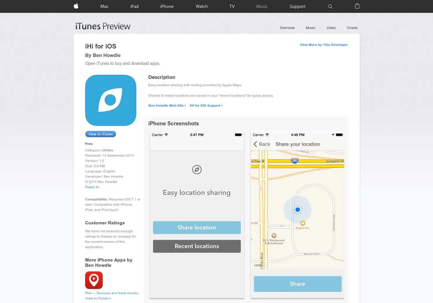 iHi for iOS